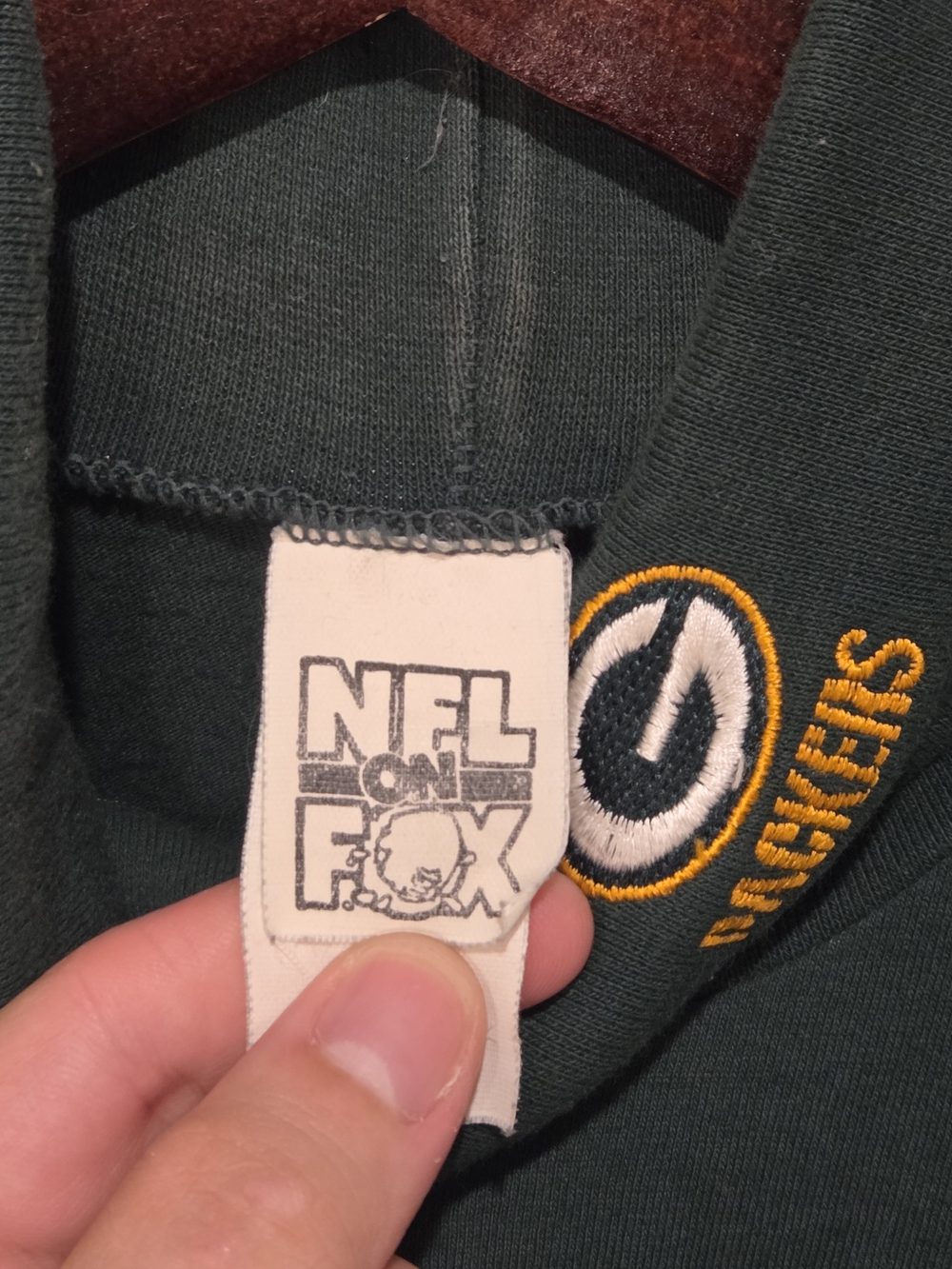 Vintage 90s Green Bay Packers NFL Football Turtleneck Long-Sleeve - Picture 6 of 10